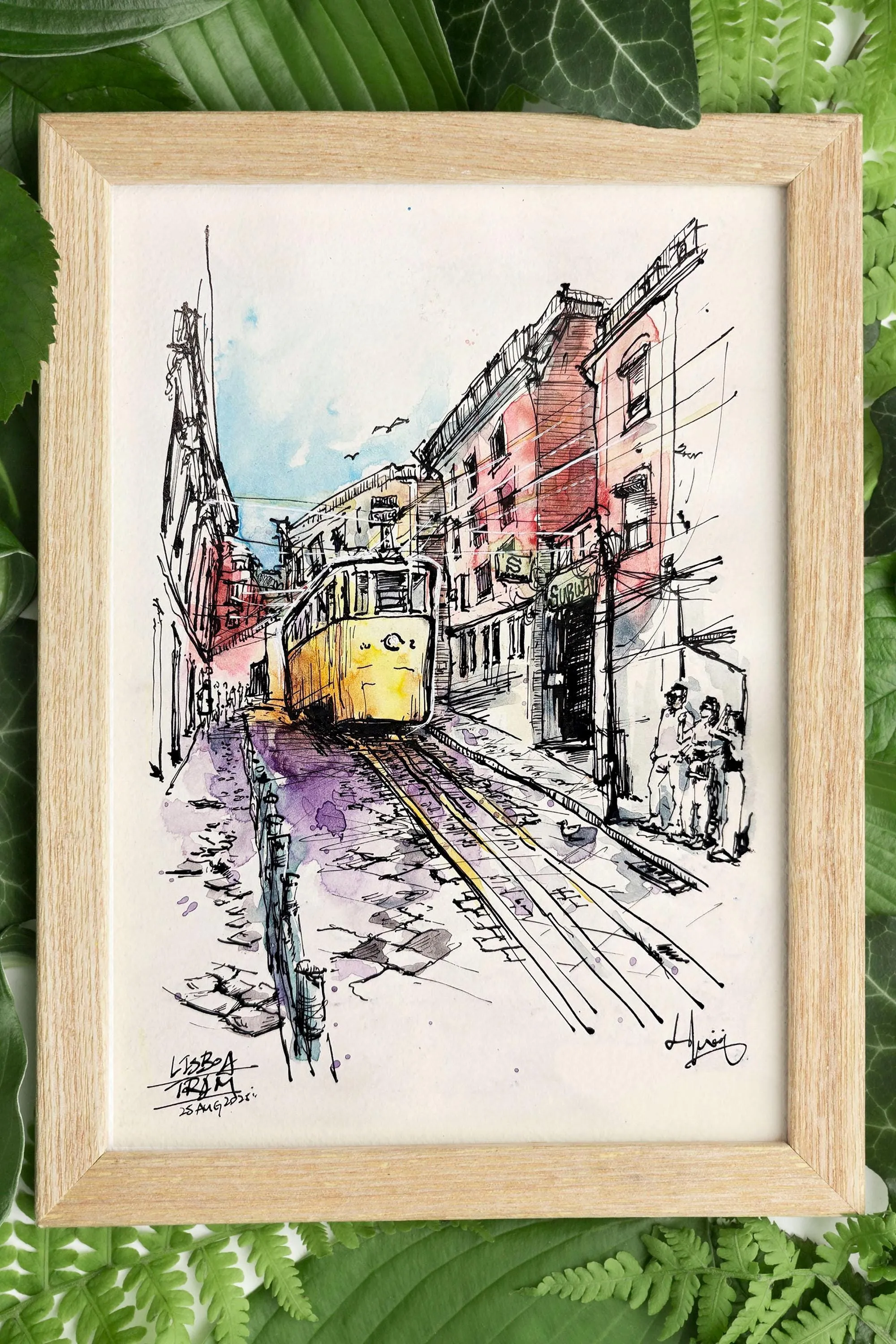 Lisbon Trams in Alfama