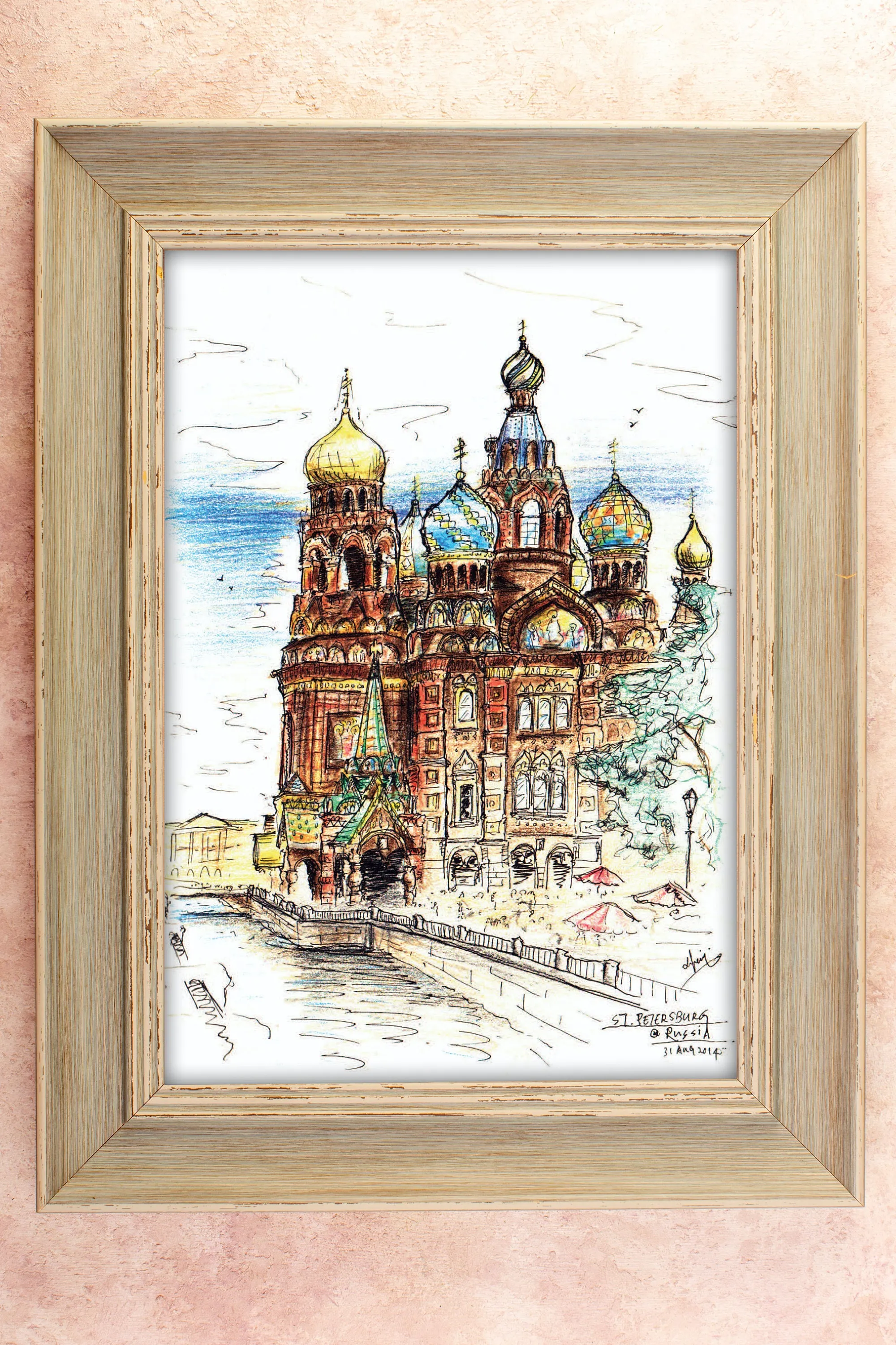 St. Petersburg Riverside in Winter