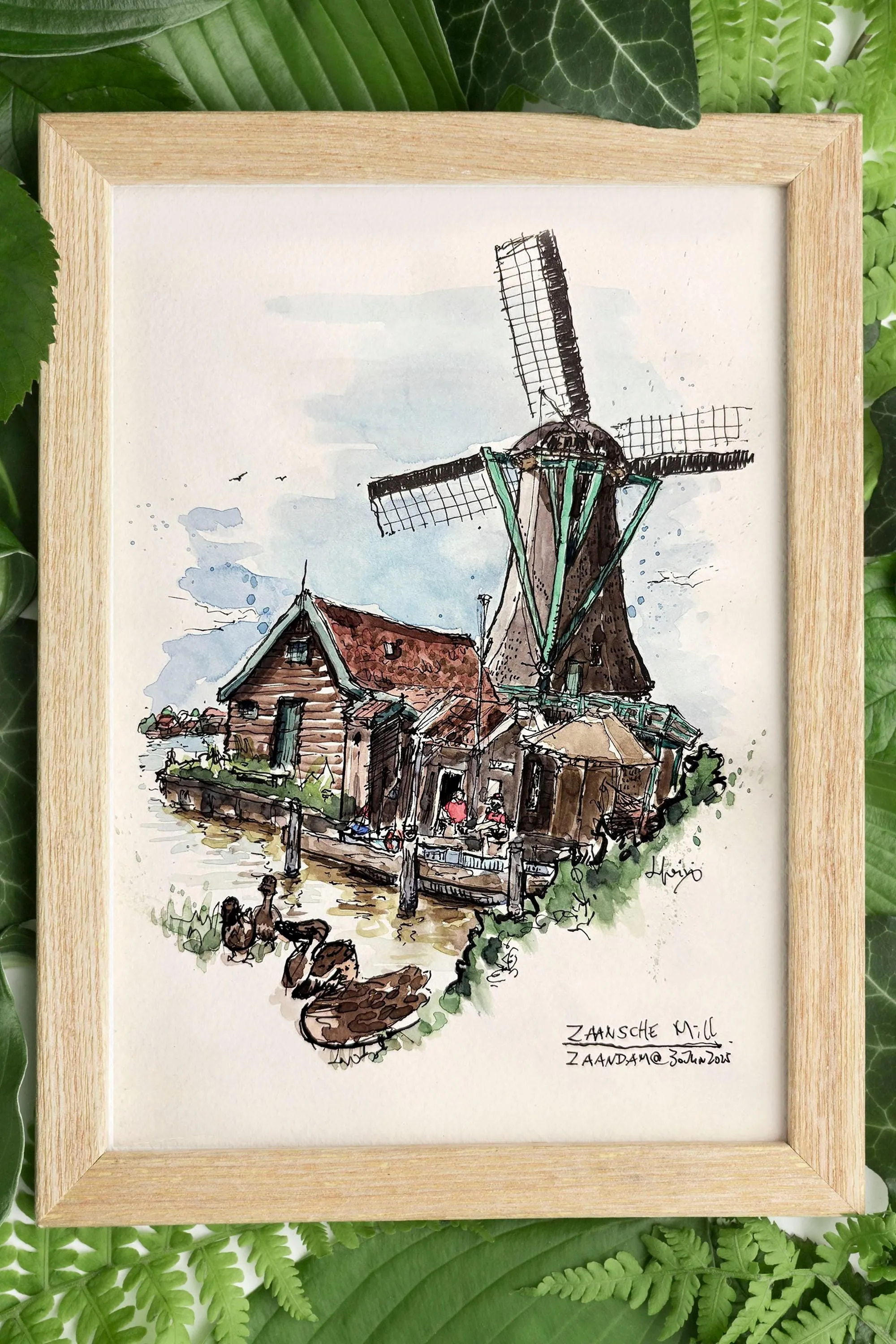 Zaanse Schans Windmills